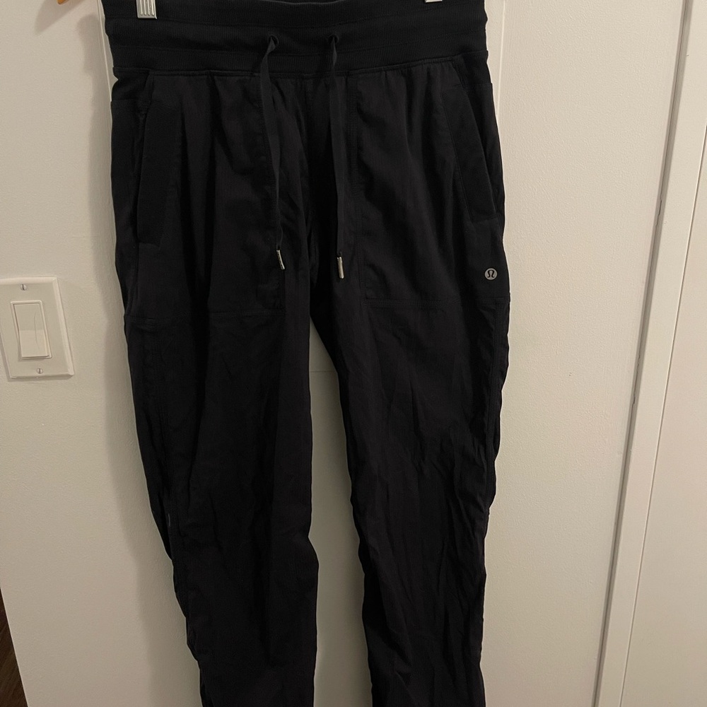lululemon athletica Black Drawstring Active Joggers